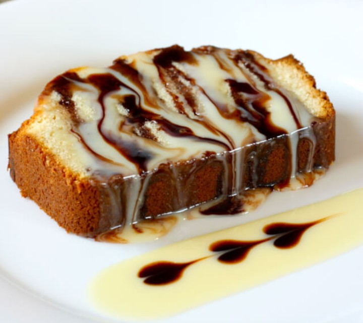 Condensed Milk Pound Cake - A cake made from condensed milk

